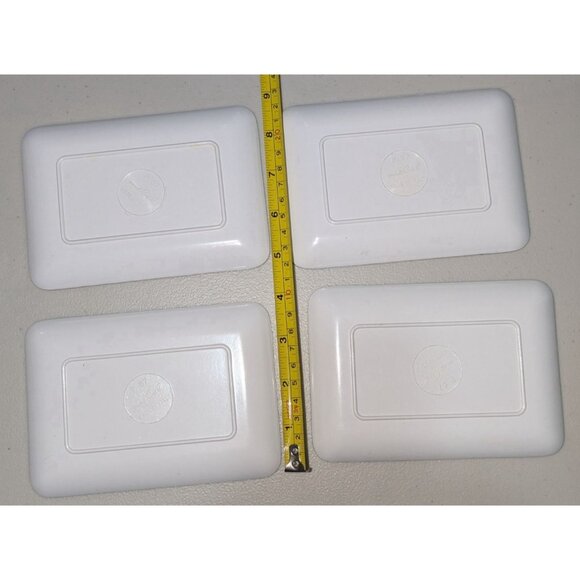 Set Of 4 Pagnossin Italy Michelangelo Sistine Chapel Themed Melamine Small Dishe - Picture 5 of 9